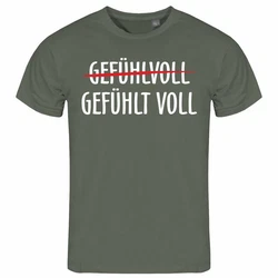 deinshirt Print-Shirt Herren T-Shirt Gefühlt Voll Funshirt mit Motiv Grau/Dunkelgrün/Dunkelgrau/Grün