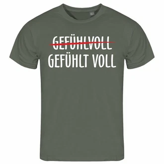 deinshirt Print-Shirt Herren T-Shirt Gefühlt Voll Funshirt mit Motiv Grau/Dunkelgrün/Dunkelgrau/Grün deinshirt Print-Shirt Herren T-Shirt Gefühlt Voll Funshirt mit Motiv Grau/Dunkelgrün/Dunkelgrau/Grün