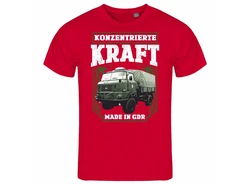 deinshirt Print-Shirt Herren T-Shirt Konzentrierte Kraft Rot