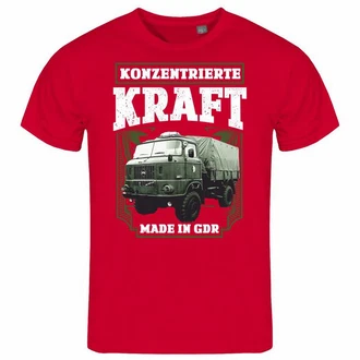 deinshirt Print-Shirt Herren T-Shirt Konzentrierte Kraft Rot