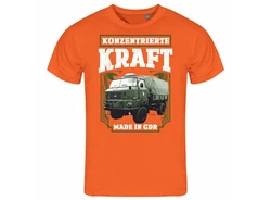 deinshirt Print-Shirt Herren T-Shirt Konzentrierte Kraft Orange/Braun/Dunkelgrün/Rot/Grau/Khaki