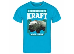 deinshirt Print-Shirt Herren T-Shirt Konzentrierte Kraft Grau/Rot/Dunkelgrün/Blau/Türkis/Braun