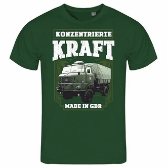 deinshirt Print-Shirt Herren T-Shirt Konzentrierte Kraft Dunkelgrün/Grün/Grau