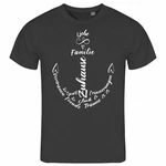 deinshirt Print-Shirt Herren T-Shirt Liebe Familie Anker Funshirt Schwarz/Dunkelblau/Dunkelgrau/Creme