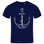 deinshirt Print-Shirt Herren T-Shirt Liebe Familie Anker Funshirt Blau/Dunkelblau