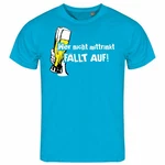 deinshirt Print-Shirt Herren T-Shirt Wer nicht mittrinkt fllt auf Funshirt 