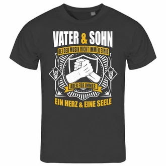 deinshirt Print-Shirt Herren T-Shirt Vater und Sohn ein Herz und eine Seele Funshirt Dunkelgrau/Grau/Beige/Gelb/Schwarz