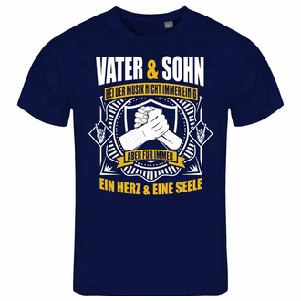 deinshirt Print-Shirt Herren T-Shirt Vater und Sohn ein Herz und eine Seele Funshirt Dunkelblau/Blau deinshirt Print-Shirt Herren T-Shirt Vater und Sohn ein Herz und eine Seele Funshirt Dunkelblau/Blau