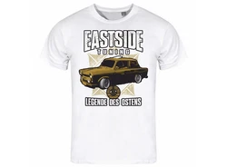 deinshirt Herren T-Shirt Eastside Tuning Funshirt mit Motiv Gelb/Blau/Creme/Beige/Lila/Hellgrau