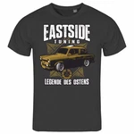 deinshirt Herren T-Shirt Eastside Tuning Funshirt mit Motiv Dunkelgrün/Hellgrau/Gold/Gelb