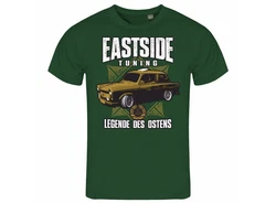 deinshirt Herren T-Shirt Eastside Tuning Funshirt mit Motiv Dunkelgrün