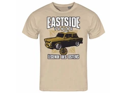 deinshirt Herren T-Shirt Eastside Tuning Funshirt mit Motiv Gelb/Braun/Khaki/Beige