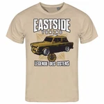 deinshirt Herren T-Shirt Eastside Tuning Funshirt mit Motiv Gelb/Braun/Khaki/Beige