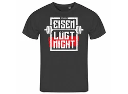 deinshirt Print-Shirt Herren T-Shirt Eisen lgt nicht Funshirt mit Motiv Schwarz/Grau/Rosa/Dunkelgrau