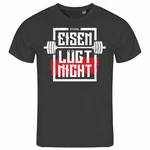 deinshirt Print-Shirt Herren T-Shirt Eisen lgt nicht Funshirt mit Motiv Schwarz/Grau/Rosa/Dunkelgrau
