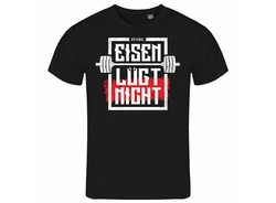 deinshirt Print-Shirt Herren T-Shirt Eisen lgt nicht Funshirt mit Motiv Schwarz/Grau/Rot/Rosa/Dunkelrot