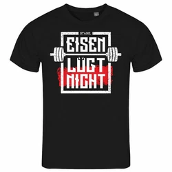 deinshirt Print-Shirt Herren T-Shirt Eisen lgt nicht Funshirt mit Motiv Schwarz/Grau/Rot/Rosa/Dunkelrot