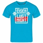 deinshirt Print-Shirt Herren T-Shirt Eisen lgt nicht Funshirt mit Motiv Türkis/Hellblau/Blau