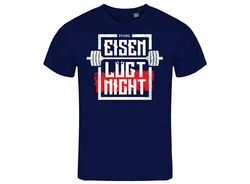 deinshirt Print-Shirt Herren T-Shirt Eisen lgt nicht Funshirt mit Motiv Dunkelblau