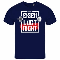 deinshirt Print-Shirt Herren T-Shirt Eisen lgt nicht Funshirt mit Motiv Dunkelblau