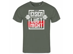 deinshirt Print-Shirt Herren T-Shirt Eisen lgt nicht Funshirt mit Motiv Dunkelgrün/Khaki/Hellgrün/Grün