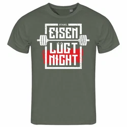 deinshirt Print-Shirt Herren T-Shirt Eisen lgt nicht Funshirt mit Motiv Dunkelgrün/Khaki/Hellgrün/Grün