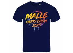 deinshirt Print-Shirt Herren T-Shirt Malle Party Crew 2024 Dunkelblau/Grün/Blau/Gelb