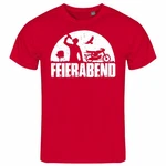 deinshirt Print-Shirt Herren T-Shirt Feierabend Simson Funshirt Rot