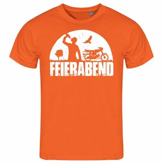 deinshirt Print-Shirt Herren T-Shirt Feierabend Simson Funshirt Orange/Rot/Grau deinshirt Print-Shirt Herren T-Shirt Feierabend Simson Funshirt Orange/Rot/Grau