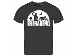 deinshirt Print-Shirt Herren T-Shirt Feierabend Simson Funshirt Grau
