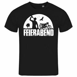 deinshirt Print-Shirt Herren T-Shirt Feierabend Simson Funshirt Grau