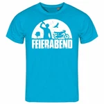 deinshirt Print-Shirt Herren T-Shirt Feierabend Simson Funshirt Grau/Türkis/Blau/Hellblau
