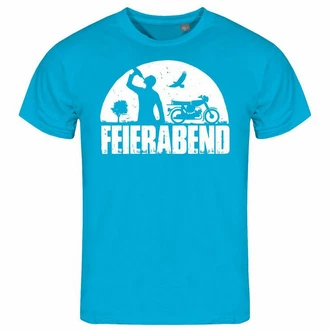 deinshirt Print-Shirt Herren T-Shirt Feierabend Simson Funshirt Grau/Türkis/Blau/Hellblau deinshirt Print-Shirt Herren T-Shirt Feierabend Simson Funshirt Grau/Türkis/Blau/Hellblau