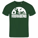 deinshirt Print-Shirt Herren T-Shirt Feierabend Simson Funshirt Dunkelgrün/Grau/Grün