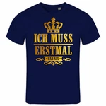 deinshirt Print-Shirt Herren T-Shirt Funshirt mit Motiv Dunkelblau/Blau