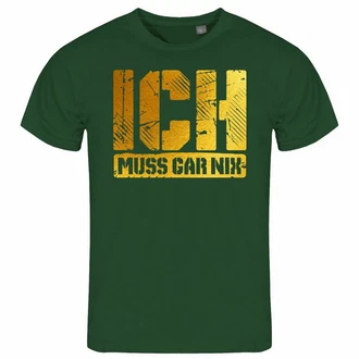 deinshirt Print-Shirt Herren T-Shirt Ich muss gar nix Funshirt mit Motiv gold deinshirt Print-Shirt Herren T-Shirt Ich muss gar nix Funshirt mit Motiv gold