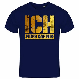 deinshirt Print-Shirt Herren T-Shirt Ich muss gar nix Funshirt mit Motiv gold deinshirt Print-Shirt Herren T-Shirt Ich muss gar nix Funshirt mit Motiv gold