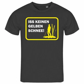 deinshirt Print-Shirt Herren T-Shirt Funshirt Modell Schnee gelb deinshirt Print-Shirt Herren T-Shirt Funshirt Modell Schnee gelb