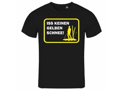 deinshirt Print-Shirt Herren T-Shirt Funshirt Modell Schnee gelb