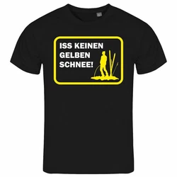 deinshirt Print-Shirt Herren T-Shirt Funshirt Modell Schnee gelb