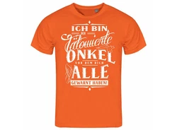 deinshirt Print-Shirt Herren T-Shirt Ich bin der tätowierte Onkel Funshirt mit Motiv 