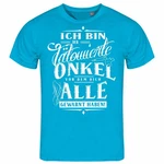 deinshirt Print-Shirt Herren T-Shirt Ich bin der tätowierte Onkel Funshirt mit Motiv 