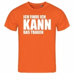 deinshirt Print-Shirt Herren T-Shirt Ich finde ich kann das tragen Funshirt 