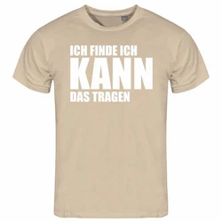deinshirt Print-Shirt Herren T-Shirt Ich finde ich kann das tragen Funshirt Khaki