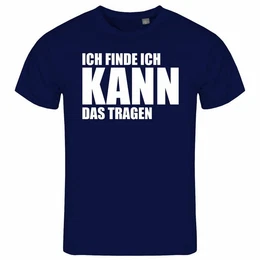 Print-Shirt Herren T-Shirt Ich finde ich kann das tragen Funshirt mit Motiv