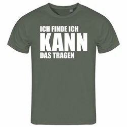 deinshirt Print-Shirt Herren T-Shirt Ich finde ich kann das tragen Funshirt Dunkelgrün/Khaki
