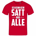 deinshirt Print-Shirt Herren T-Shirt Ich kenn kein satt nur alle Funshirt mit Motiv Rot/Dunkelrot deinshirt Print-Shirt Herren T-Shirt Ich kenn kein satt nur alle Funshirt mit Motiv Rot/Dunkelrot