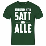 deinshirt Print-Shirt Herren T-Shirt Ich kenn kein satt nur alle Funshirt mit Motiv Grün/Dunkelgrün deinshirt Print-Shirt Herren T-Shirt Ich kenn kein satt nur alle Funshirt mit Motiv Grün/Dunkelgrün
