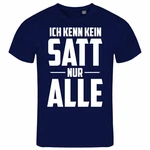 deinshirt Print-Shirt Herren T-Shirt Ich kenn kein satt nur alle Funshirt mit Motiv Blau/Dunkelblau deinshirt Print-Shirt Herren T-Shirt Ich kenn kein satt nur alle Funshirt mit Motiv Blau/Dunkelblau