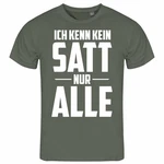 deinshirt Print-Shirt Herren T-Shirt Ich kenn kein satt nur alle Funshirt mit Motiv Dunkelgrün/Khaki/Grün deinshirt Print-Shirt Herren T-Shirt Ich kenn kein satt nur alle Funshirt mit Motiv Dunkelgrün/Khaki/Grün